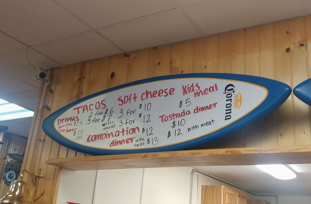 Menu The Taco Dive-7