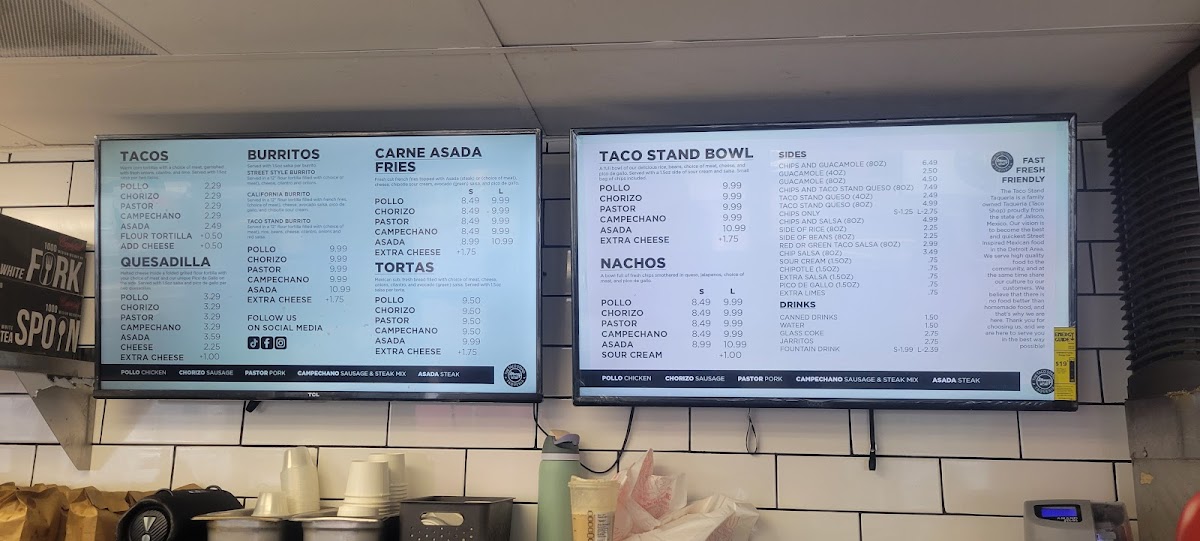 Menu The Taco Stand Taqueria Flat Rock-4