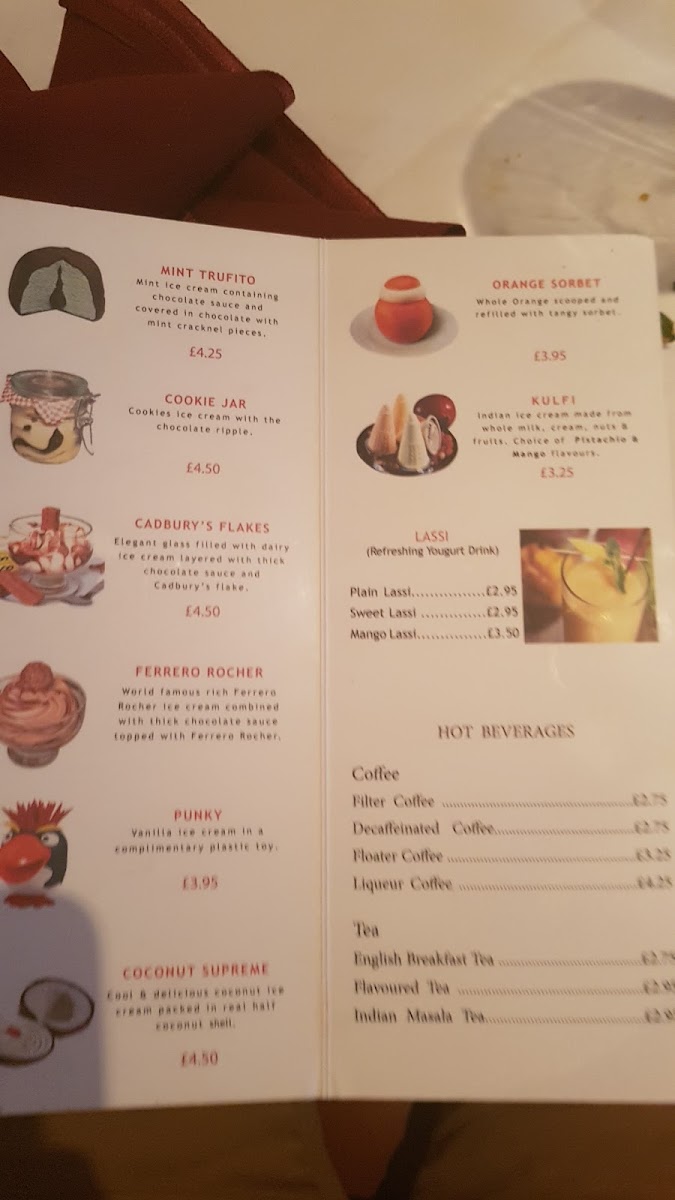 Menu The Taj-1