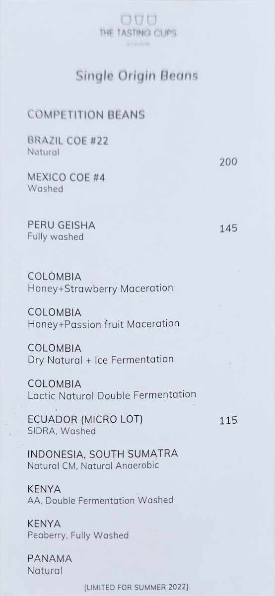 Menu The Tasting Cups (By Chontea & Co.)-3