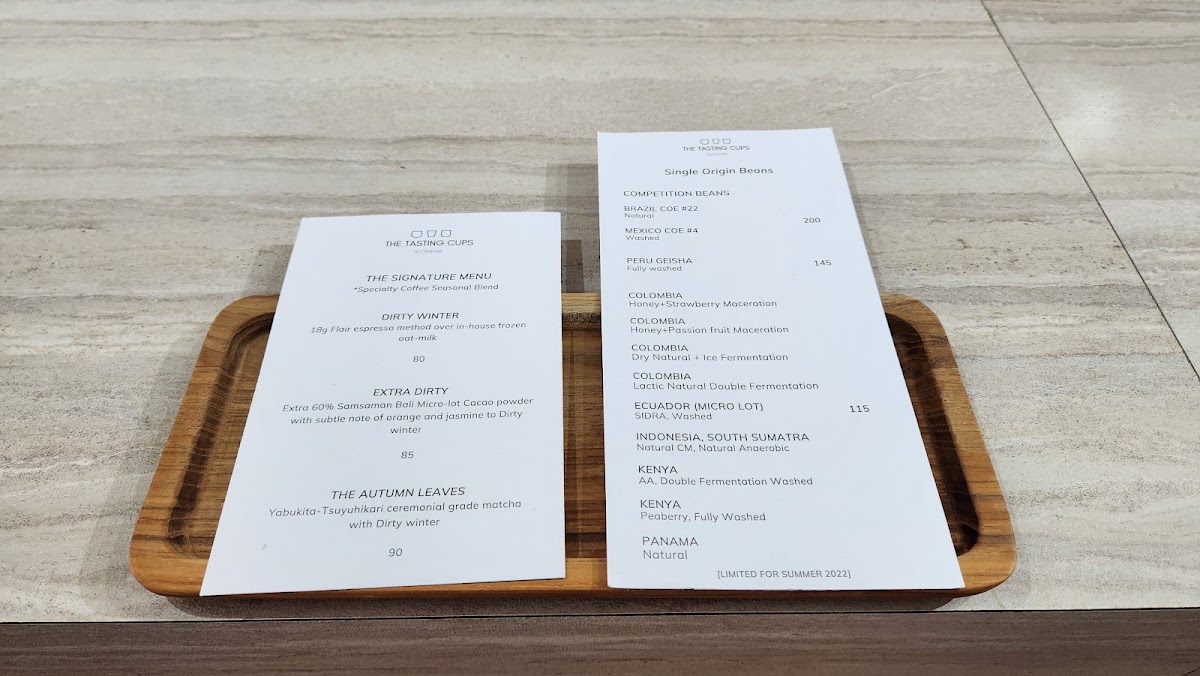 Menu The Tasting Cups (By Chontea & Co.)-4