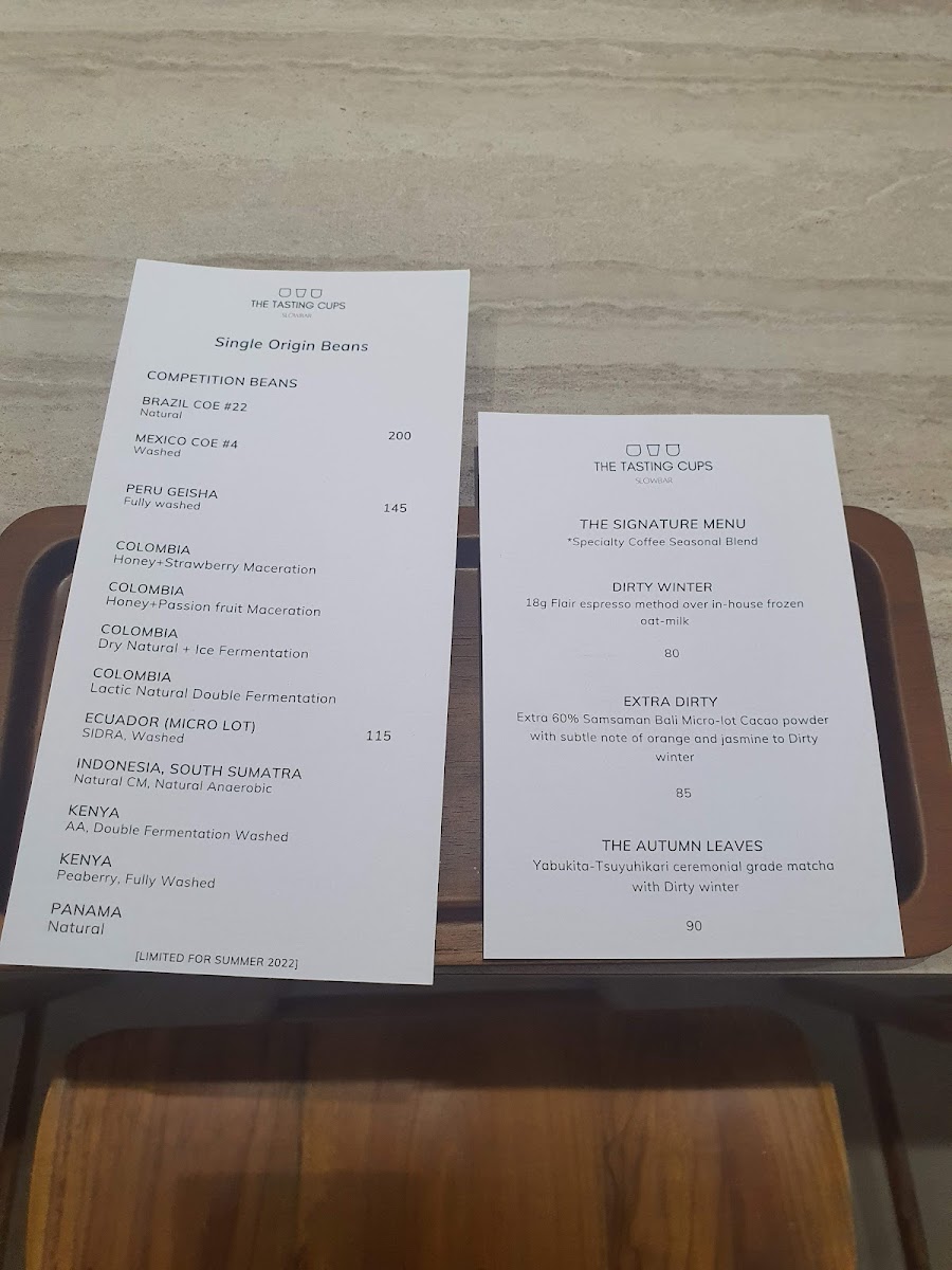 Menu The Tasting Cups (By Chontea & Co.)-5