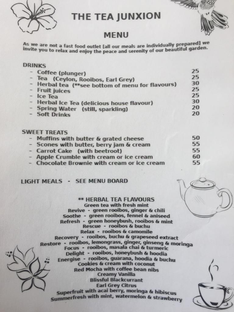 Menu The Tea Junxion-1