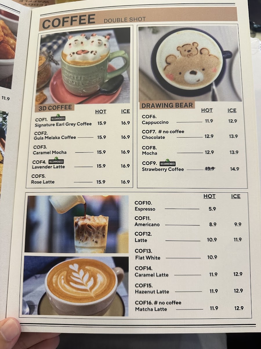 Menu The Teddy-1