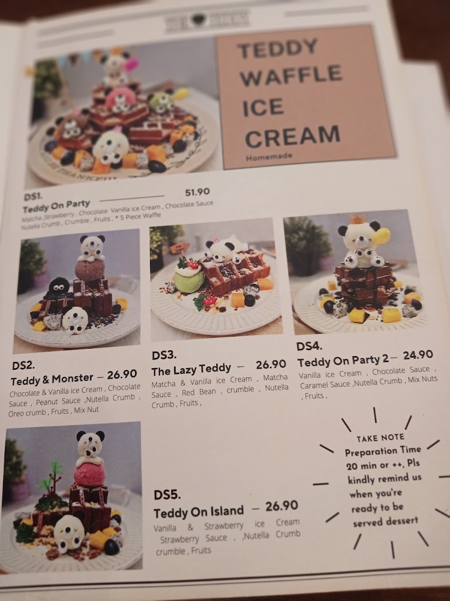 Menu The Teddy-10