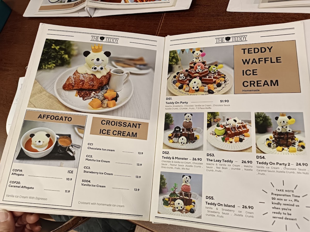 Menu The Teddy-4