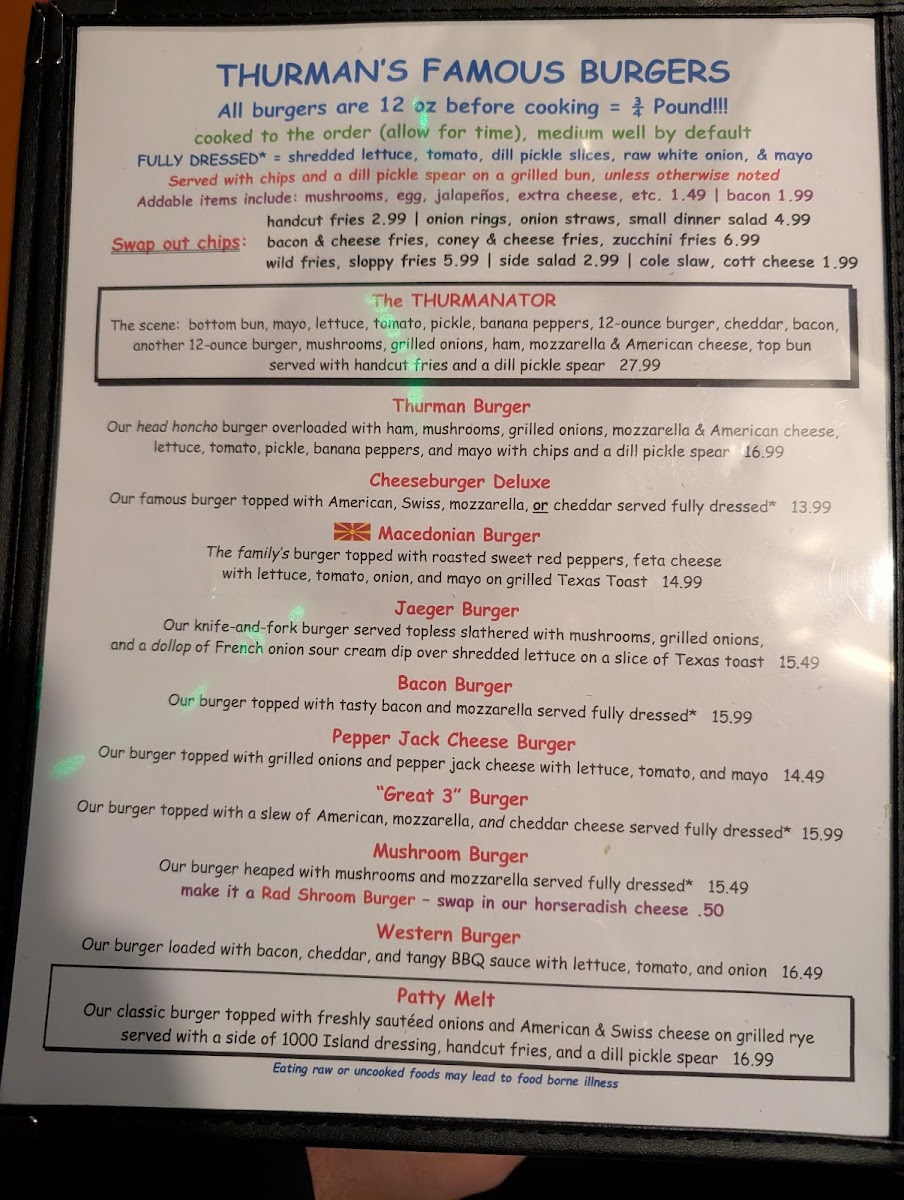 Menu The Thurman Cafe-1