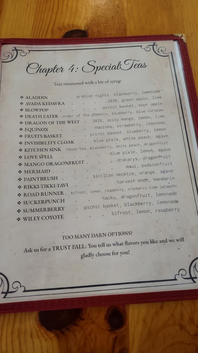 Menu The Tilted Windmill - An Eclectic Cafe-4