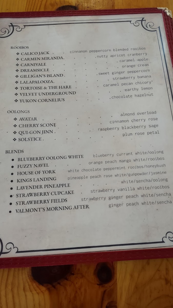 Menu The Tilted Windmill - An Eclectic Cafe-5