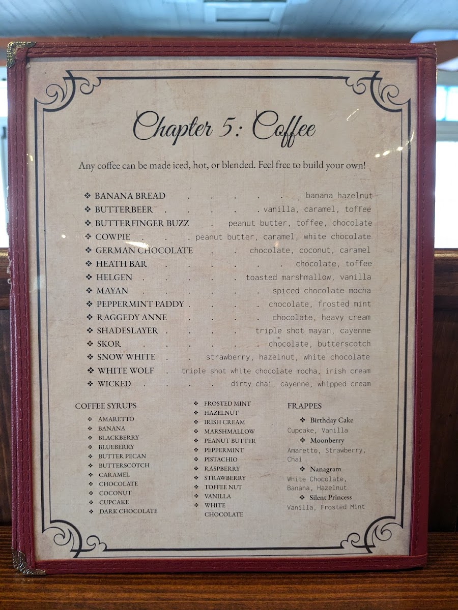 Menu The Tilted Windmill - An Eclectic Cafe-6