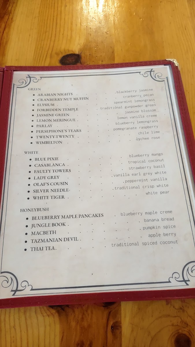 Menu The Tilted Windmill - An Eclectic Cafe-7