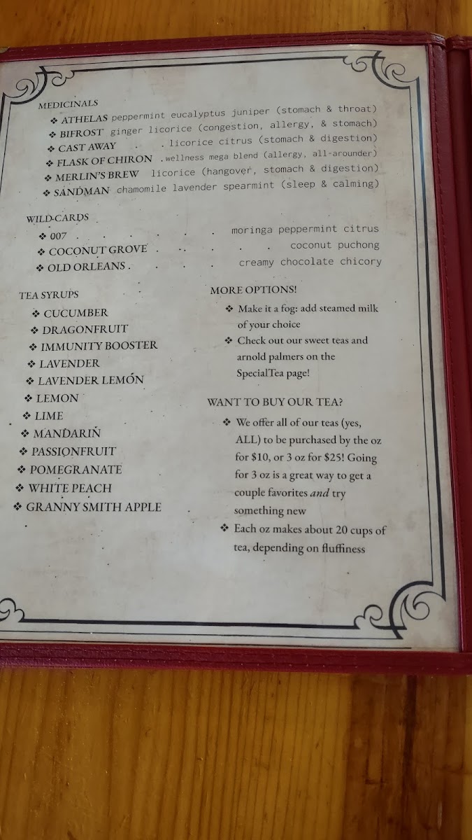 Menu The Tilted Windmill - An Eclectic Cafe-9