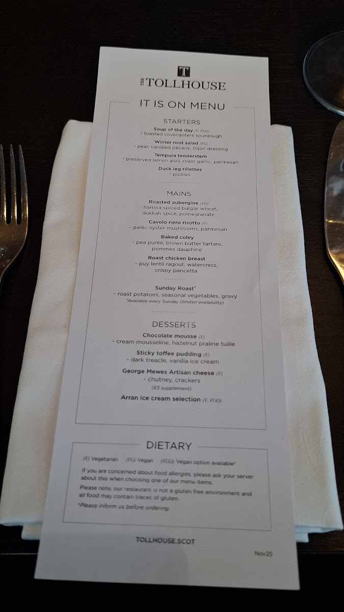 Menu The Tollhouse-2