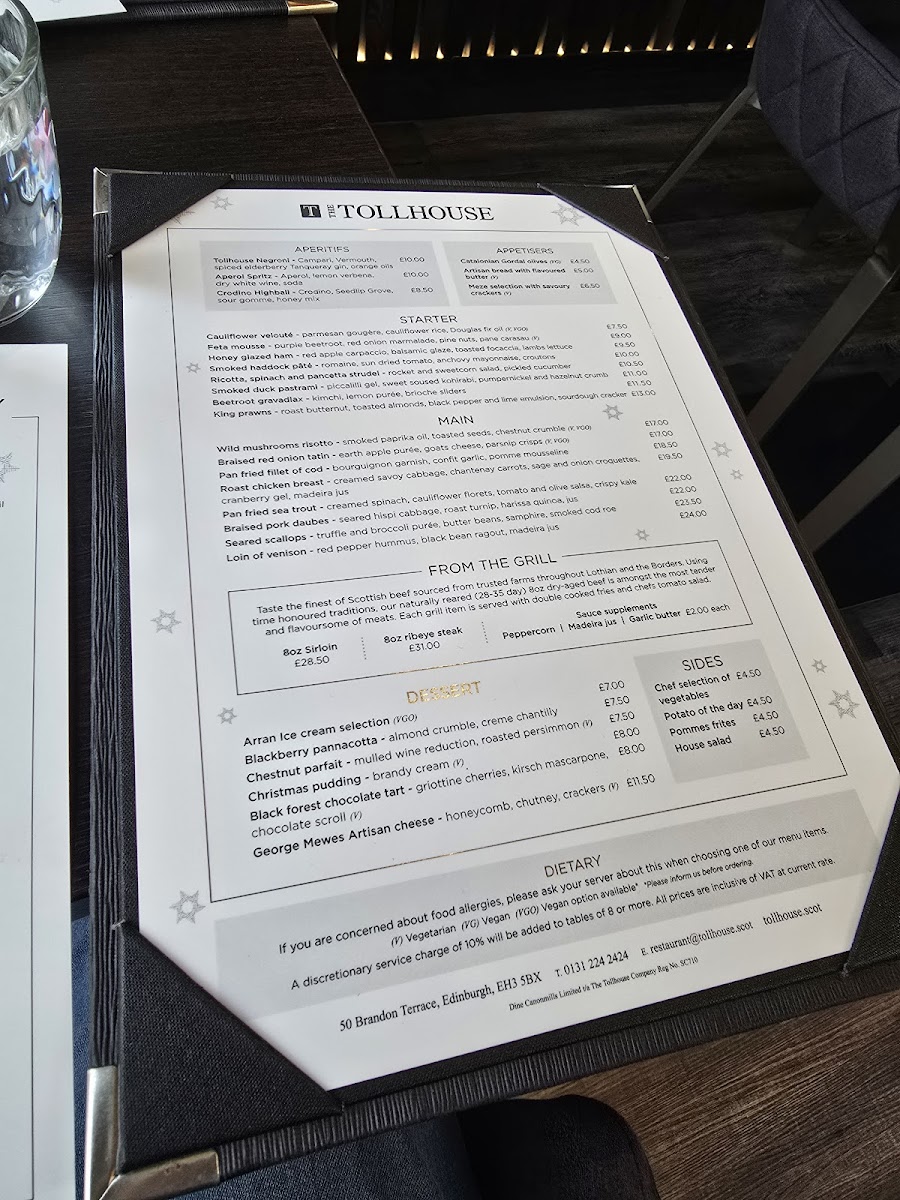 Menu The Tollhouse-3