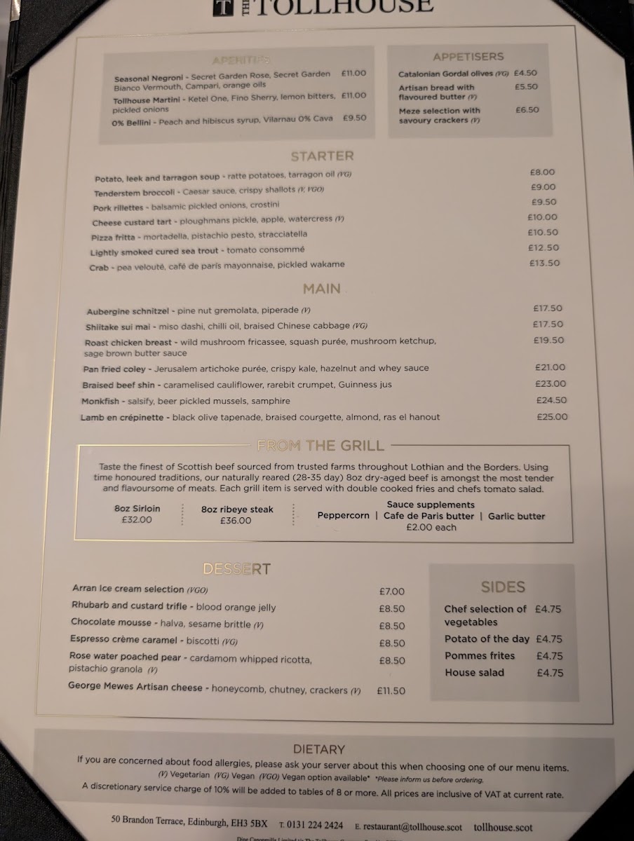 Menu The Tollhouse-4