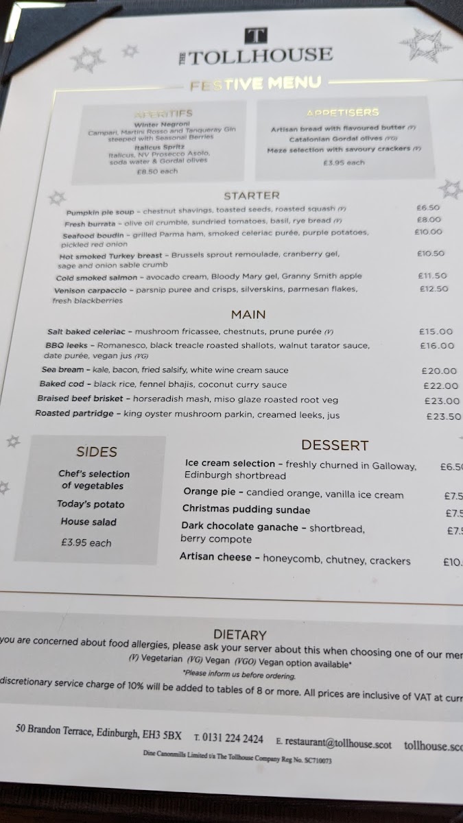 Menu The Tollhouse-9