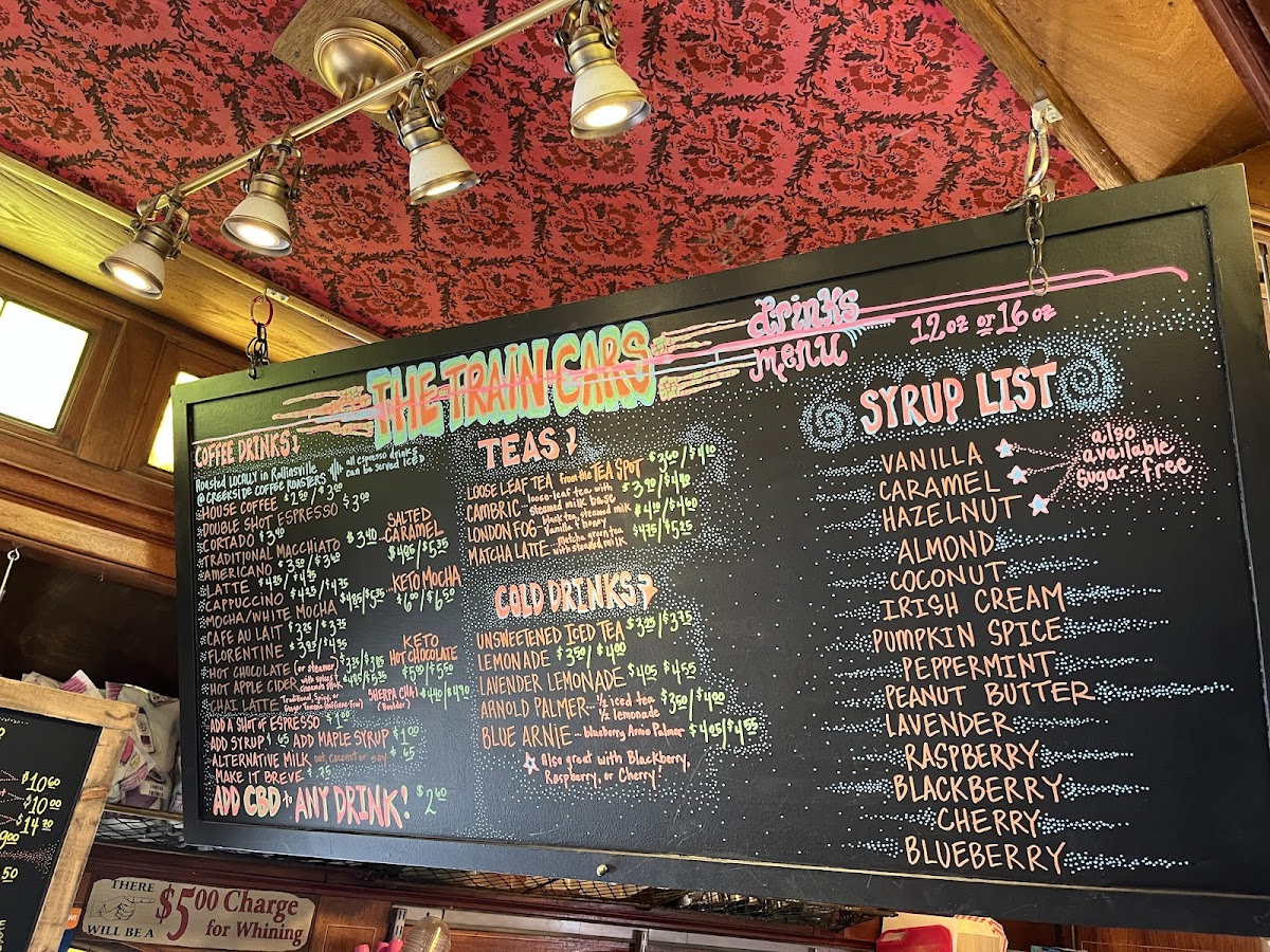 Menu The Train Cars Coffee And Kava-3