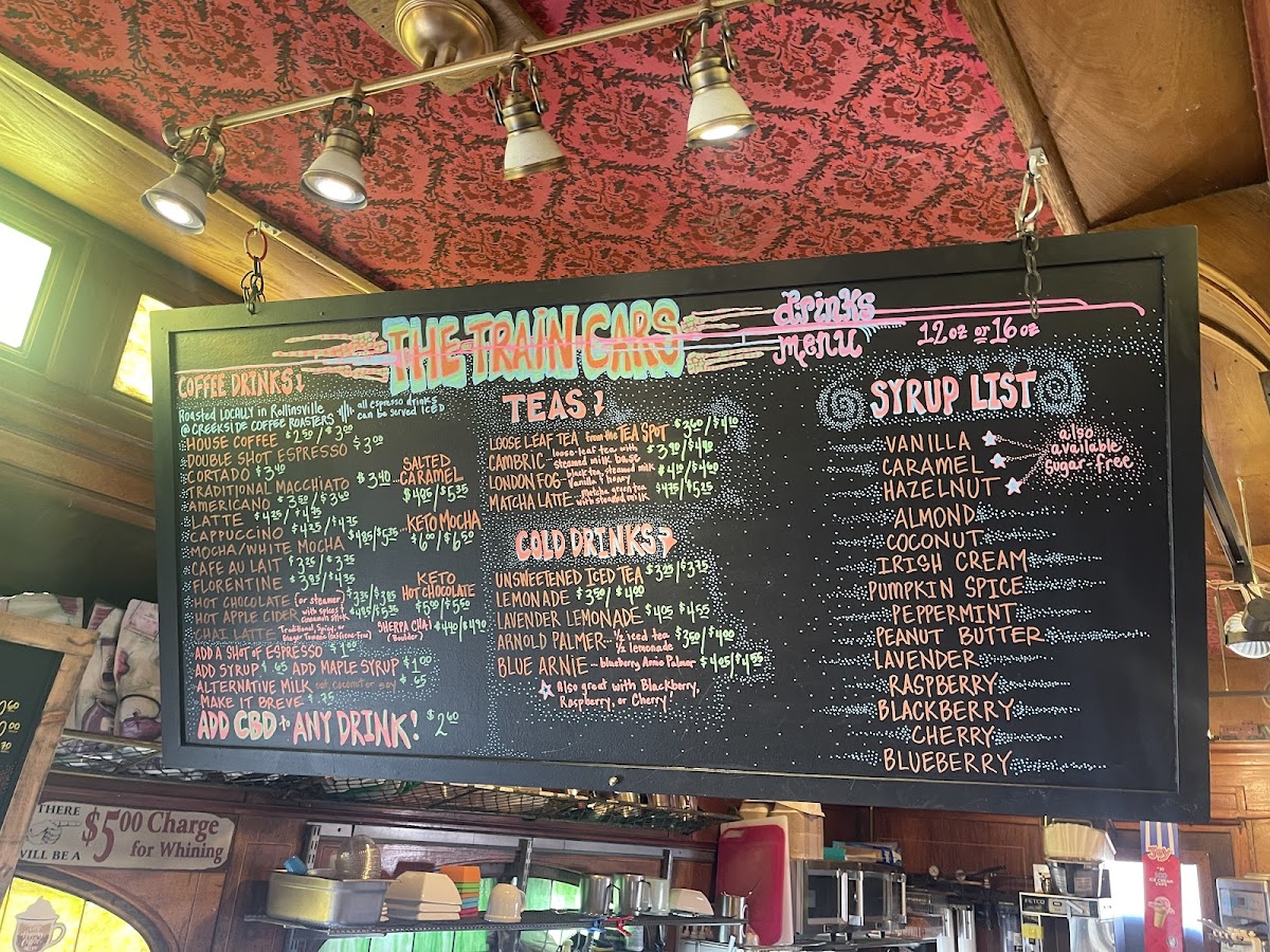 Menu The Train Cars Coffee And Kava-5