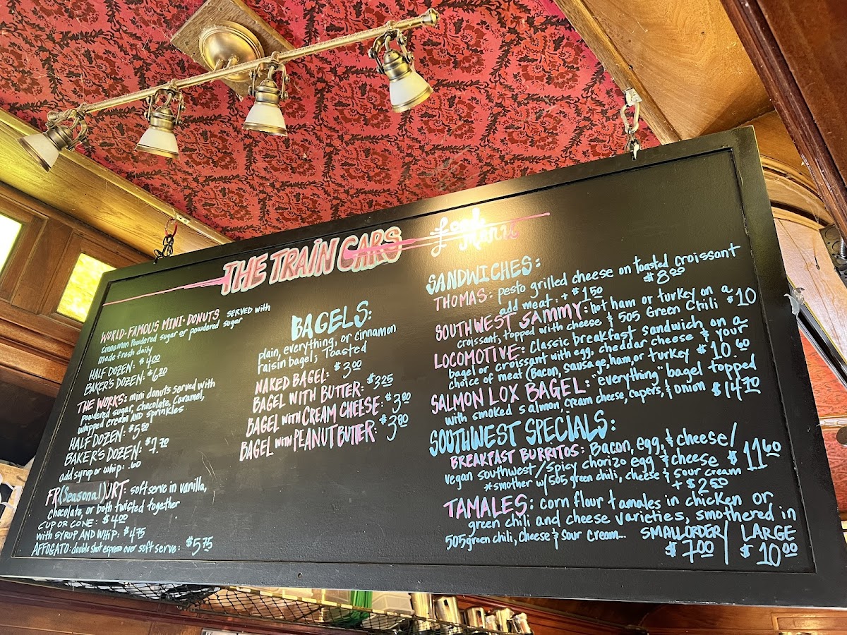 Menu The Train Cars Coffee And Kava-8