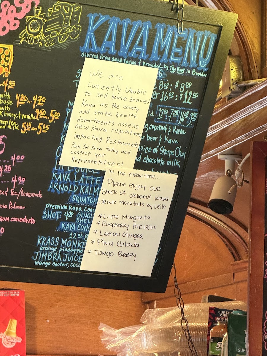 Menu The Train Cars Coffee And Kava-9
