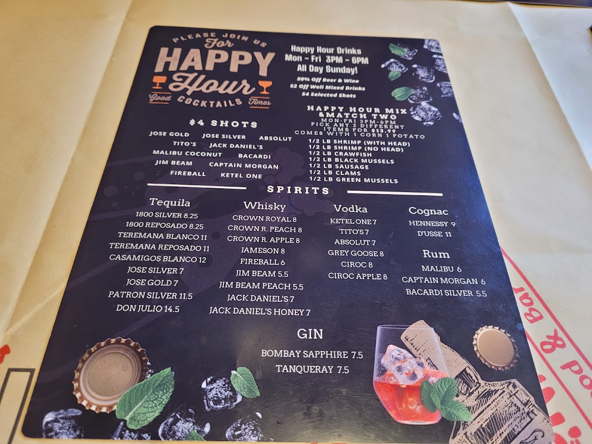 Menu The Twisted Crab - Downtown Norfolk-10