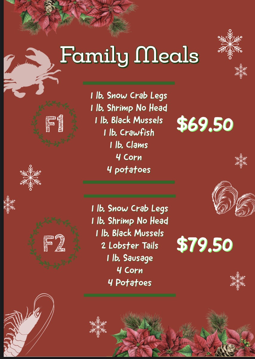 Menu The Twisted Crab - Lynnhaven Mall-8