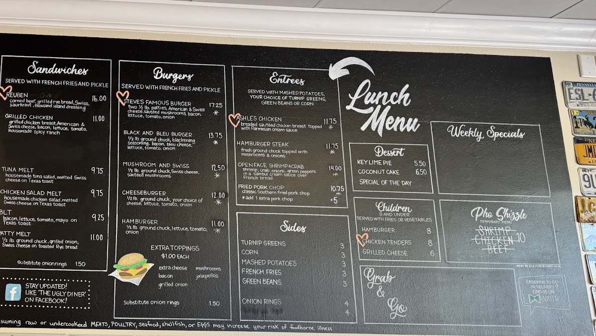Menu The Ugly Diner-3