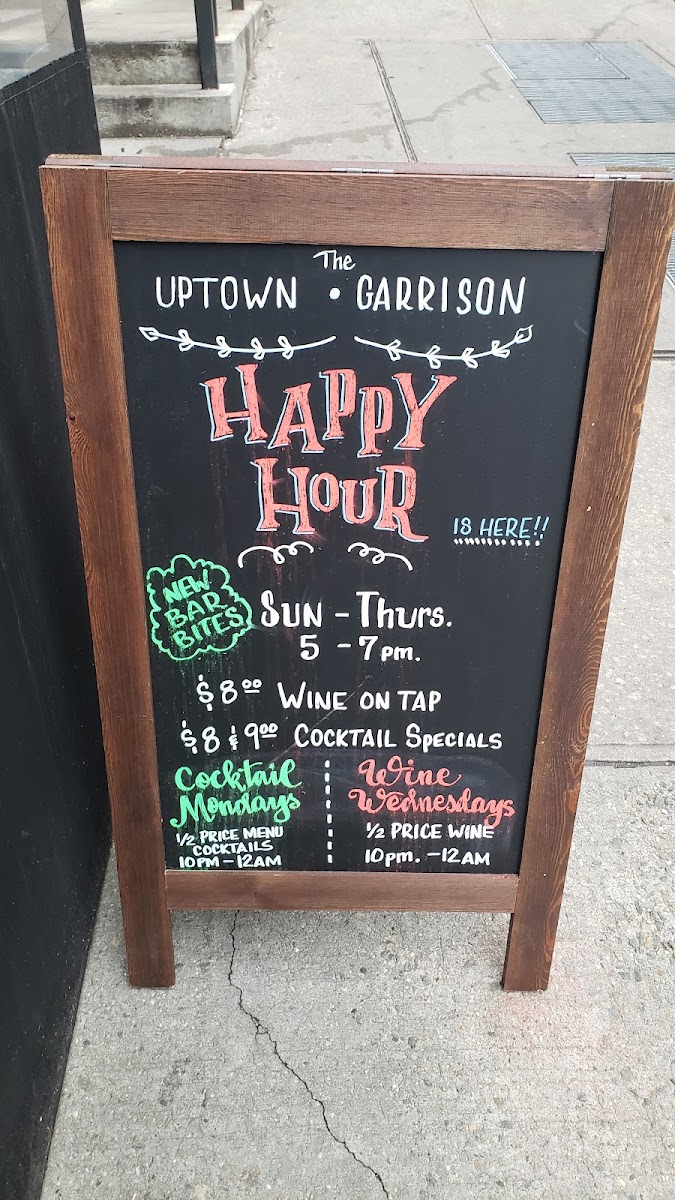 Menu The Uptown Garrison-9