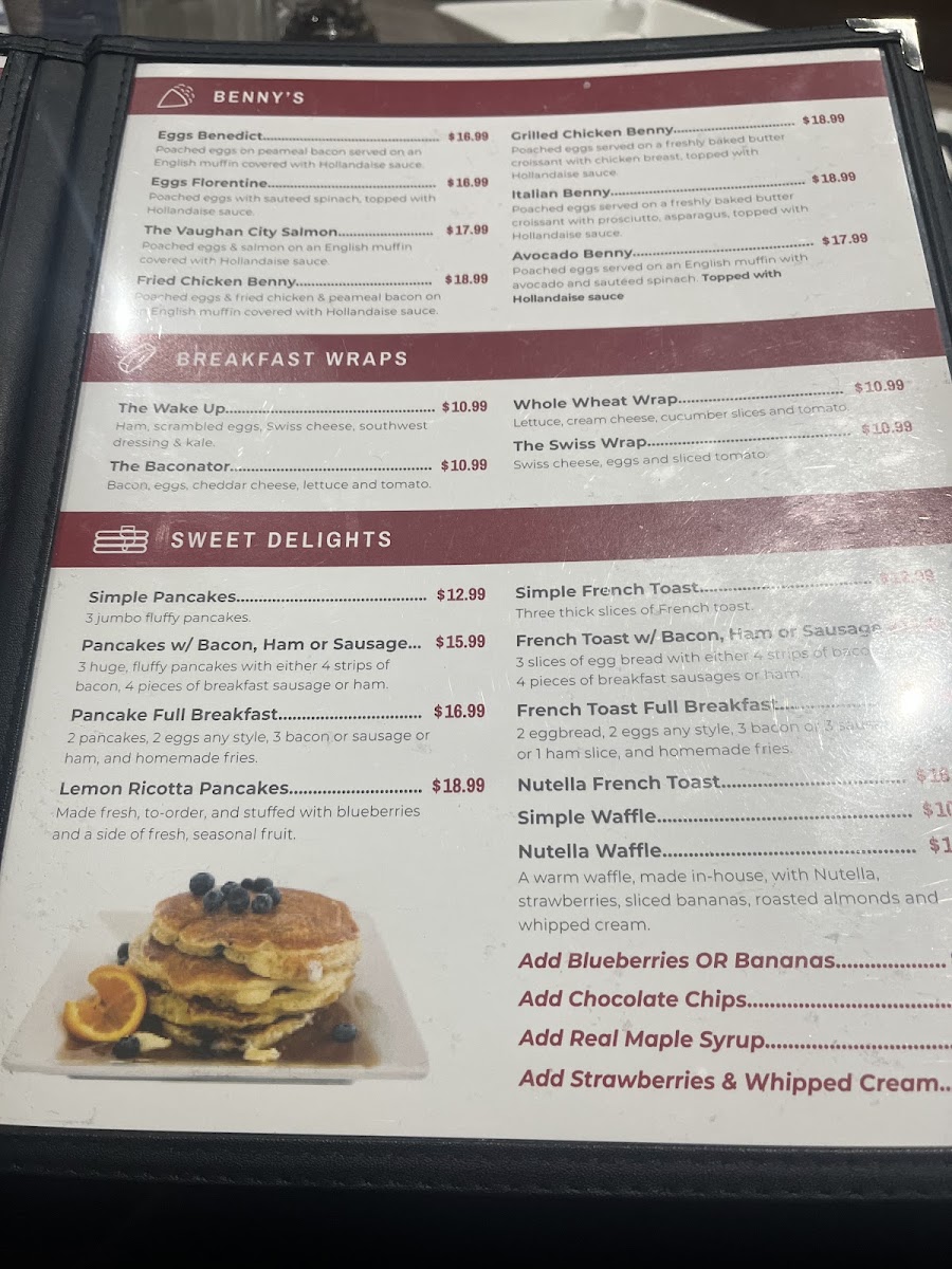 Menu The Vaughan City Grill-2