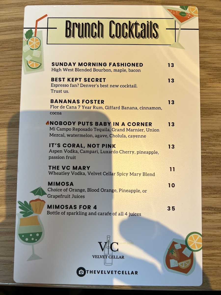 Menu The Velvet Cellar-10