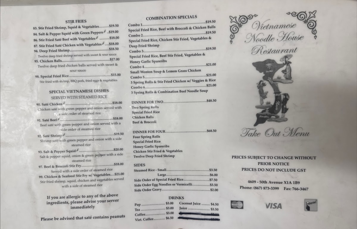 Menu The Vietnamese Noodle House-2