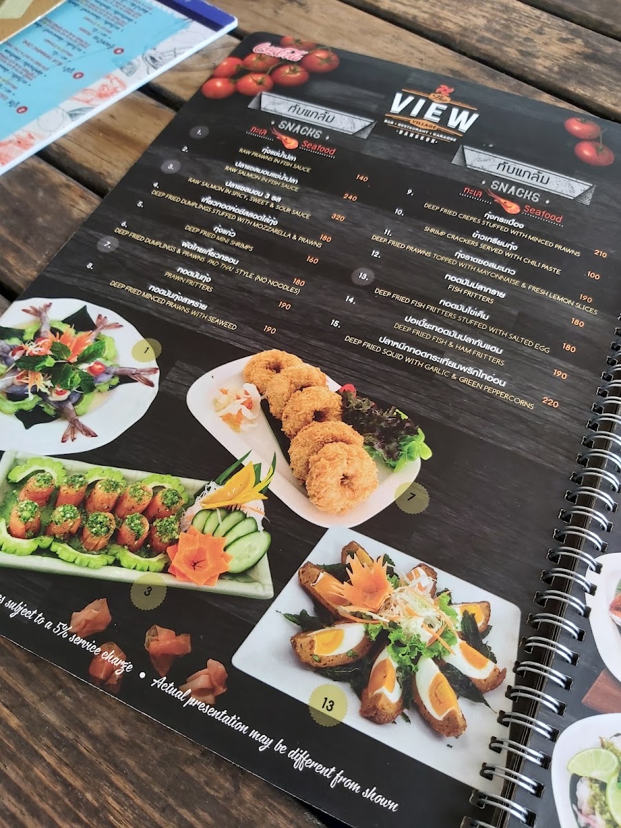 Menu The View Village-3