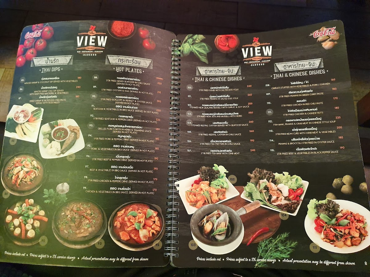 Menu The View Village-6