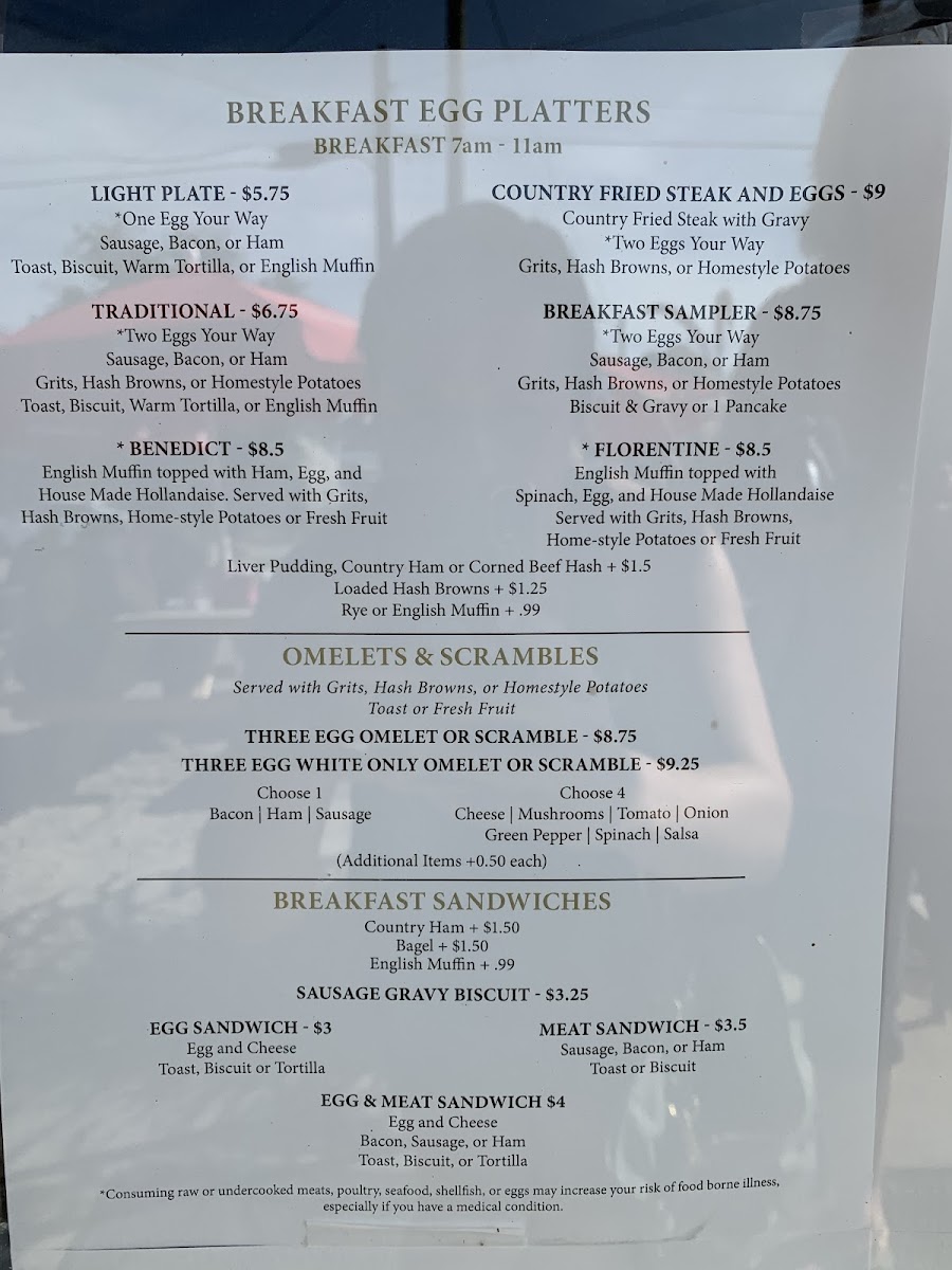 Menu The Village Cafe-4