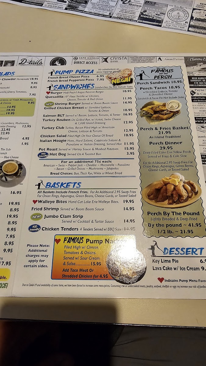 Menu The Village Pump-10