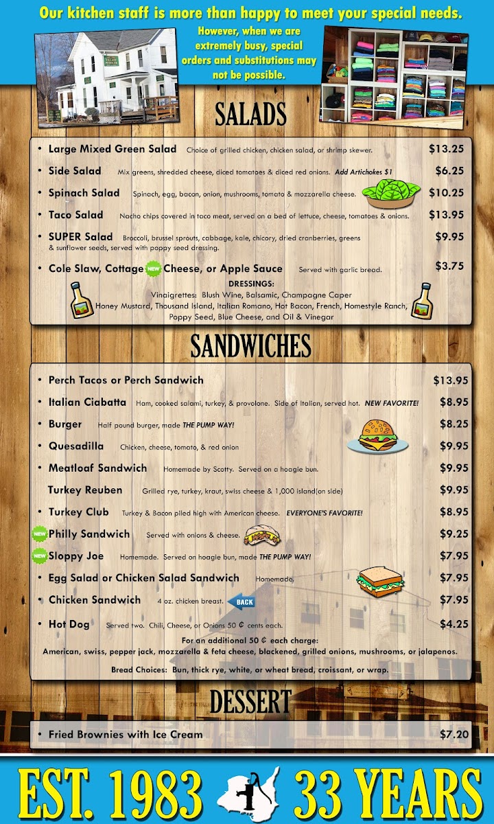 Menu The Village Pump-7
