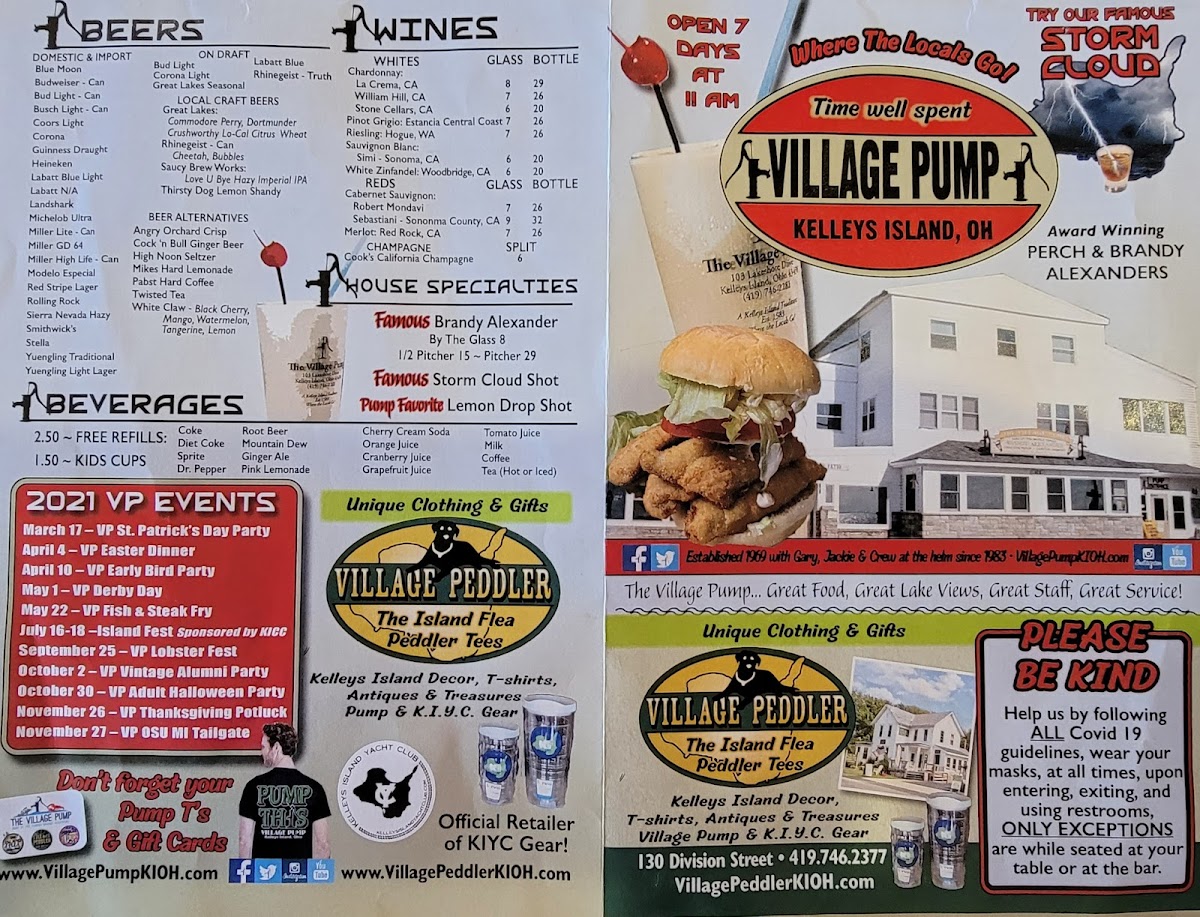 Menu The Village Pump-8