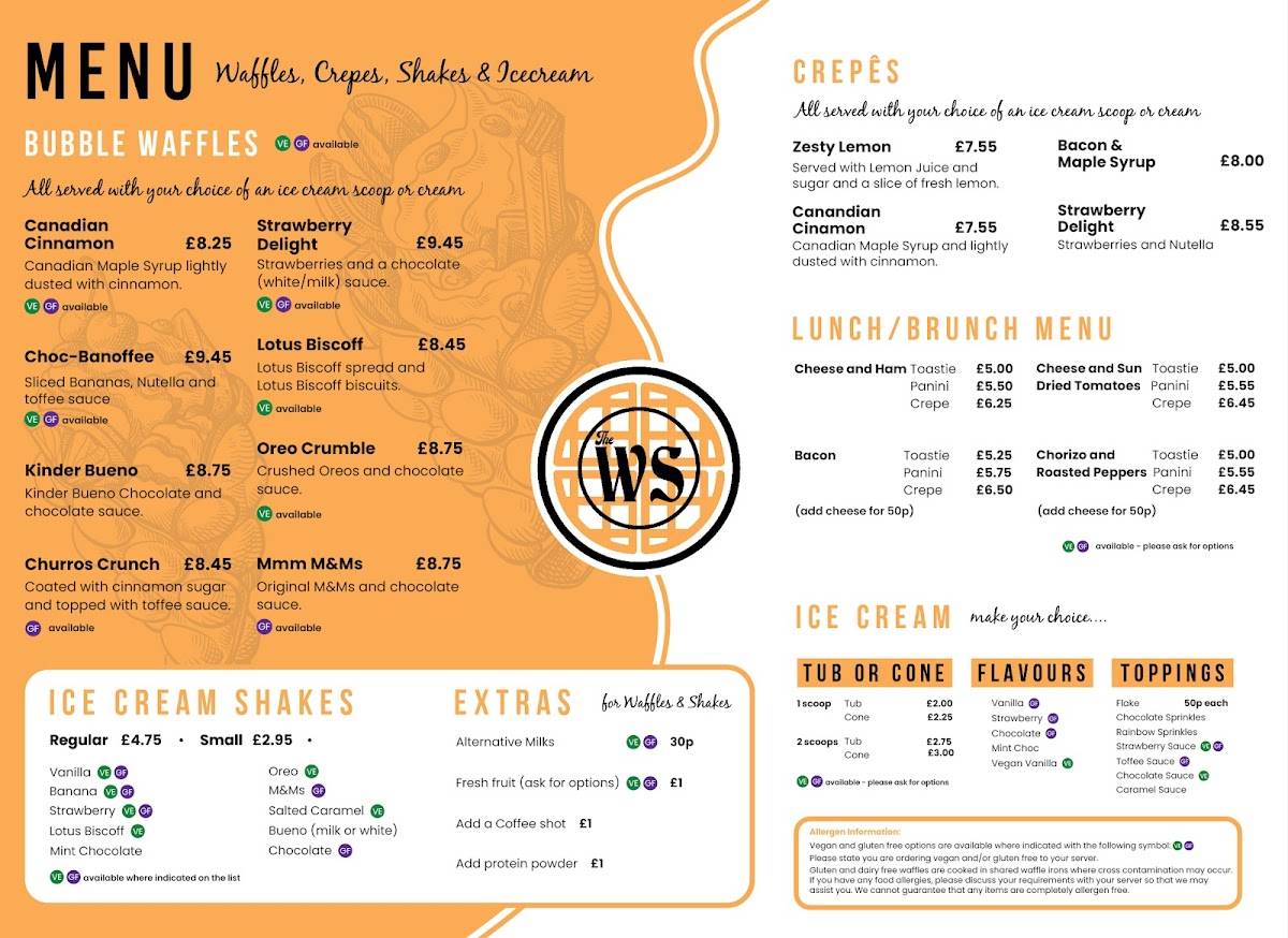 Menu The Waffle Shack-1