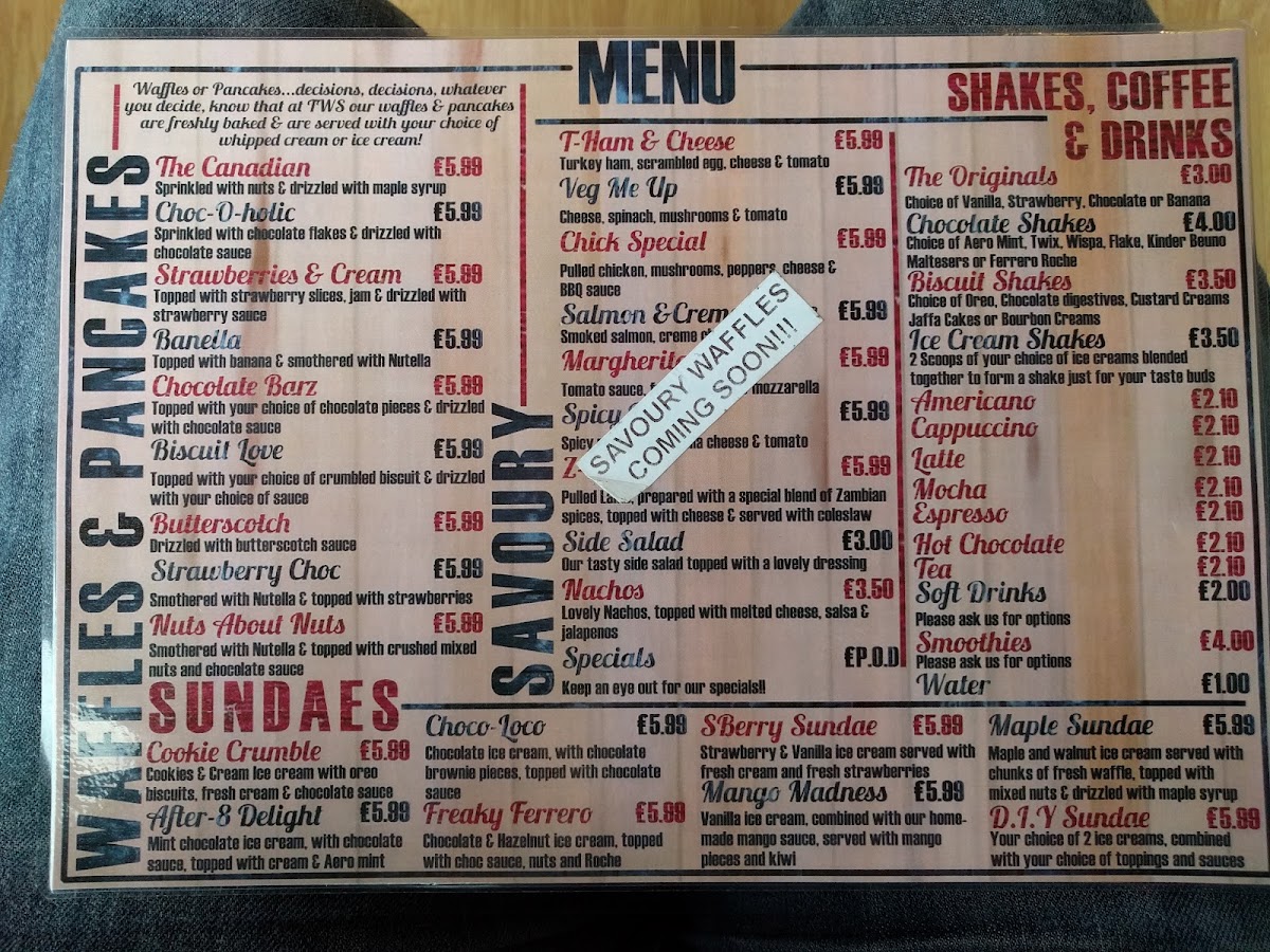 Menu The Waffle Shack-3