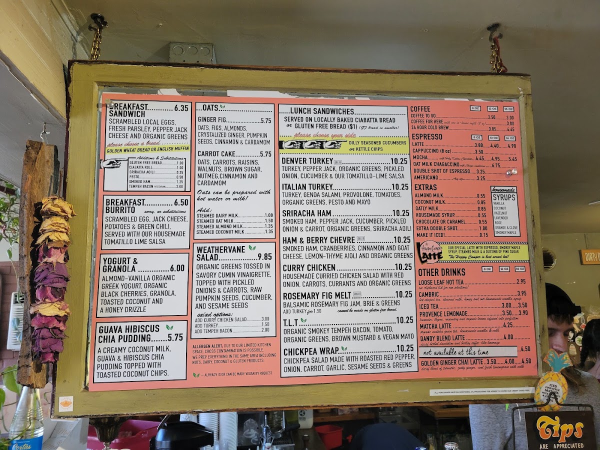 Menu The Weathervane Cafe-4