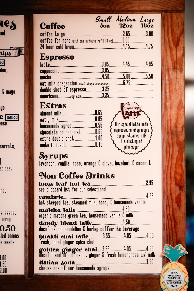 Menu The Weathervane Cafe-5