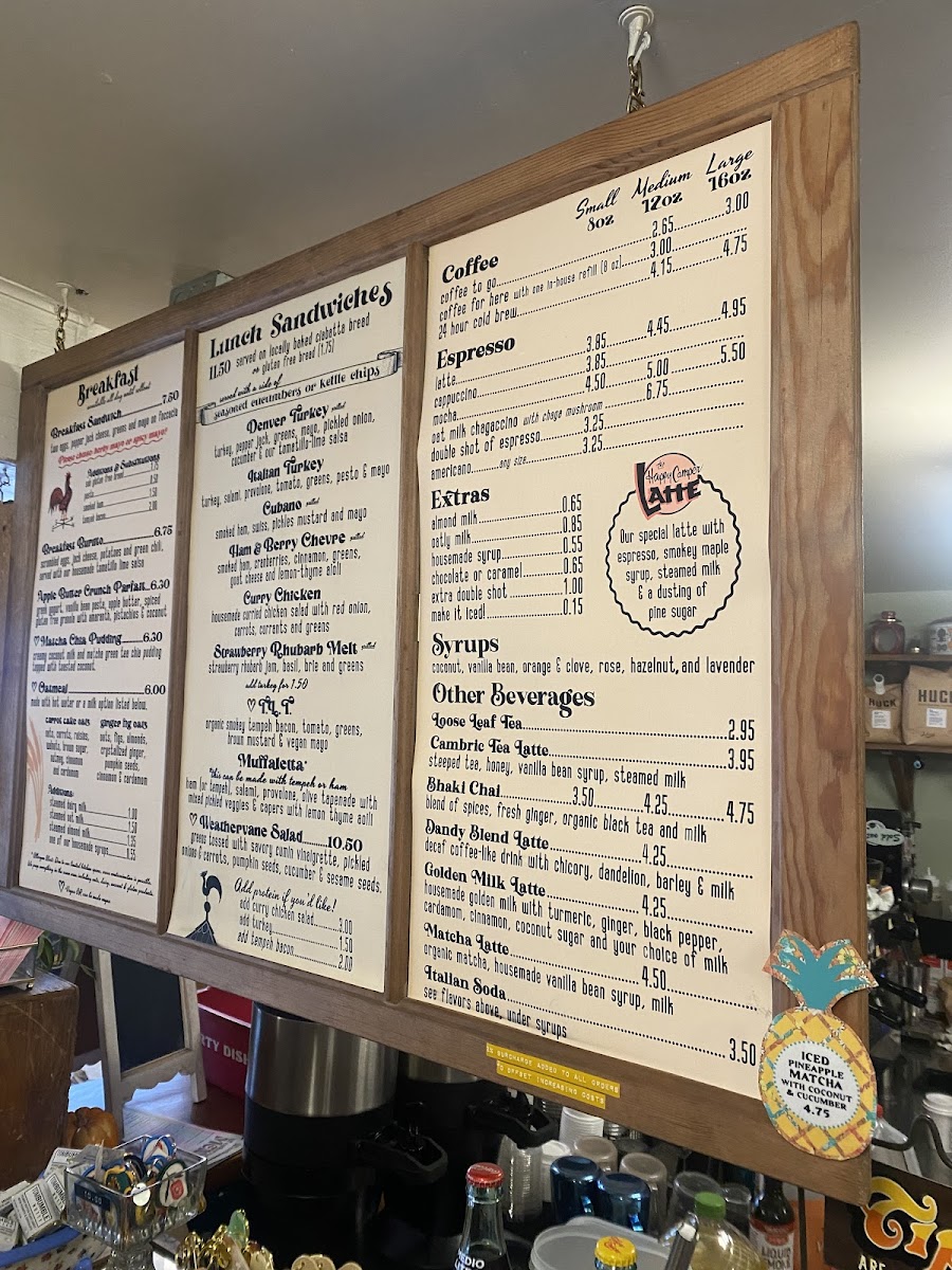Menu The Weathervane Cafe-6