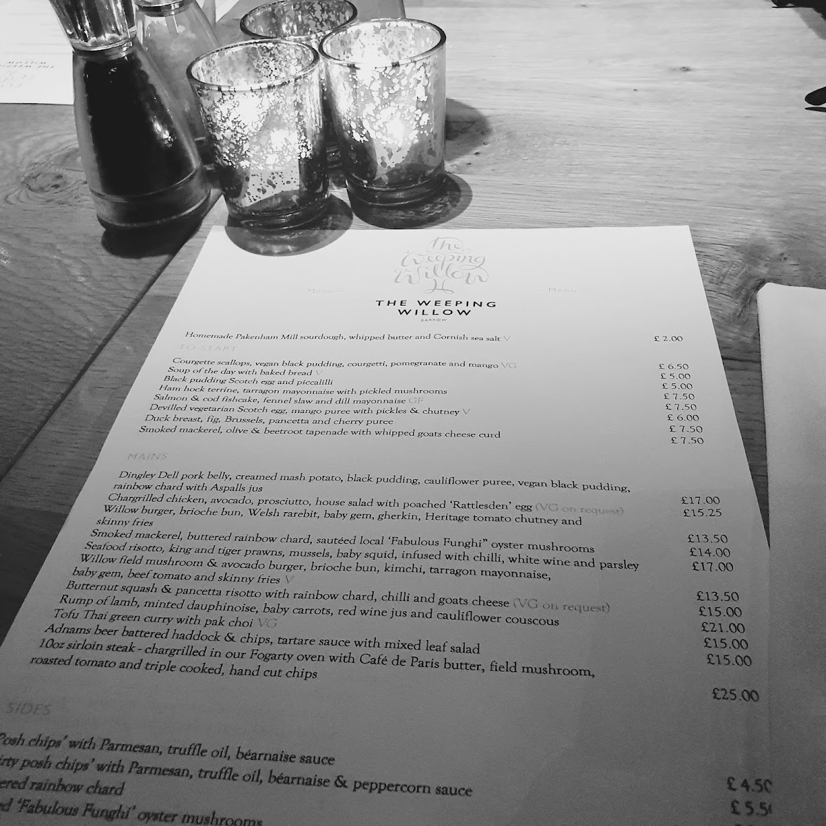 Menu The Weeping Willow-10