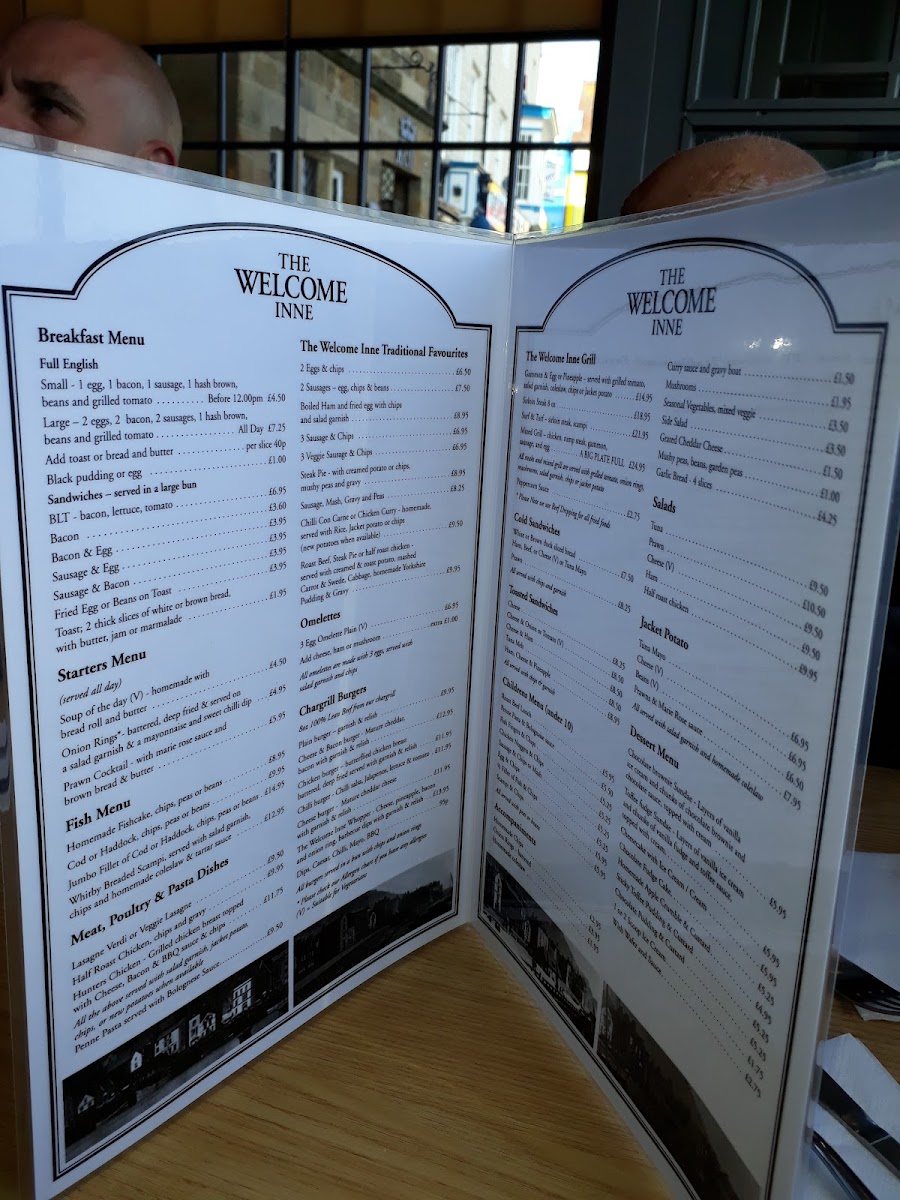 Menu The Welcome Inne-4