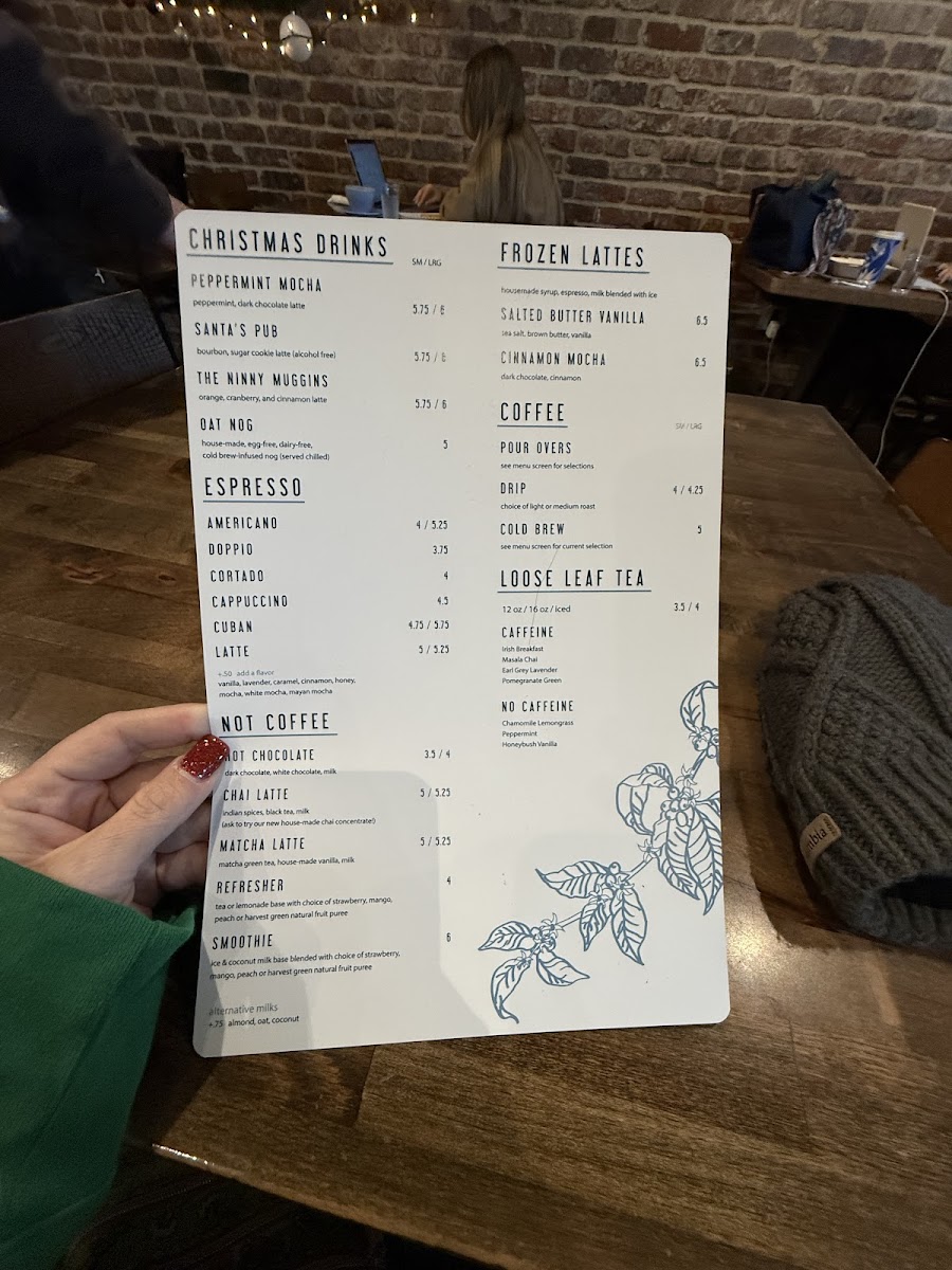 Menu The Well Coffeehouse Koinonia-5