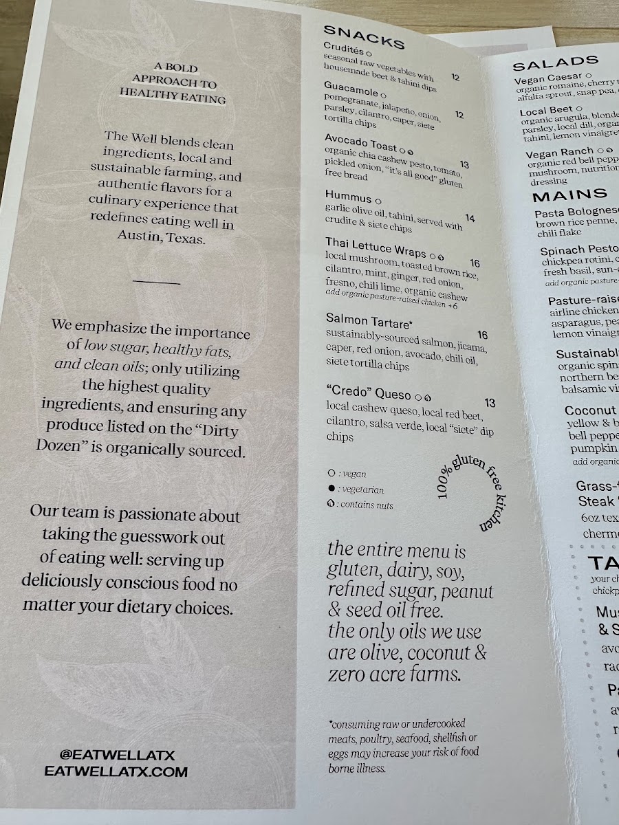 Menu The Well Westlake-7