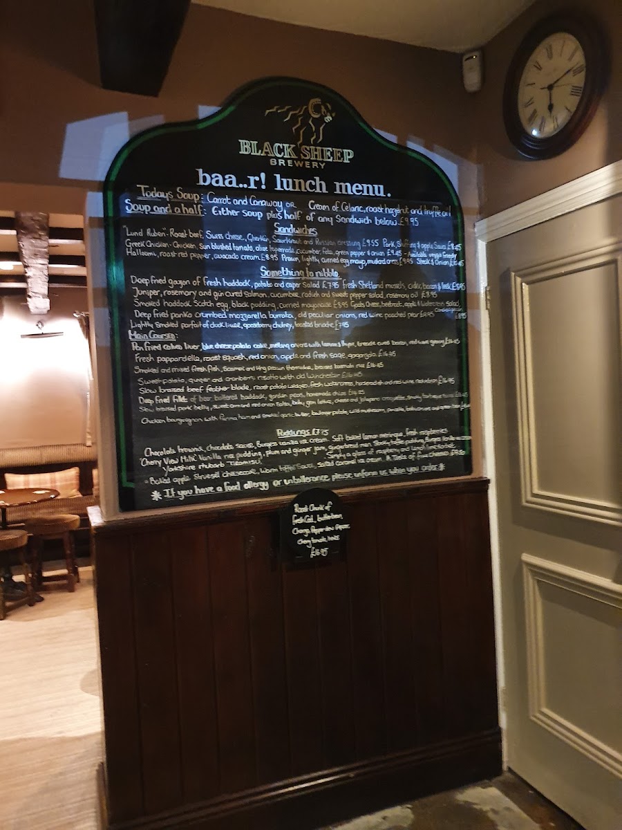 Menu The Wellington Inn-3