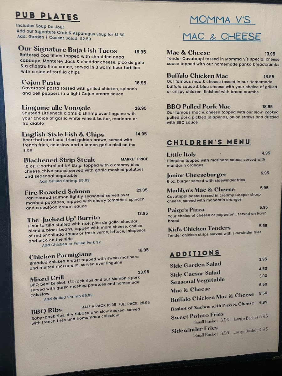 Menu The West End-1