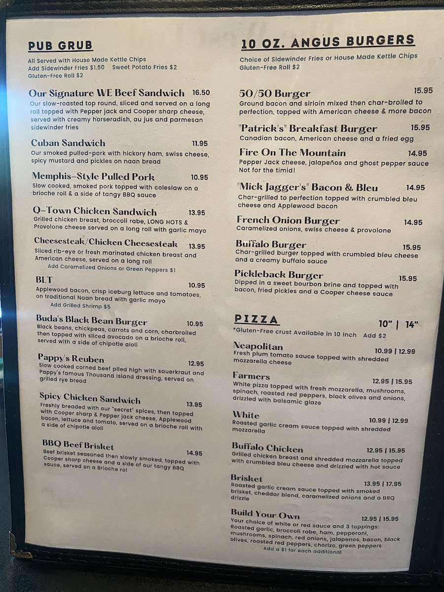 Menu The West End-2
