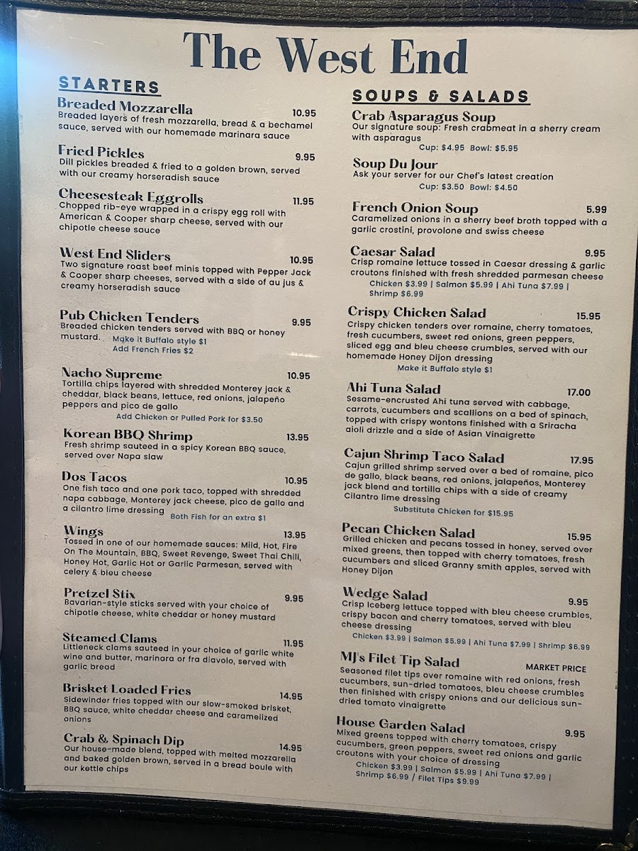 Menu The West End-3